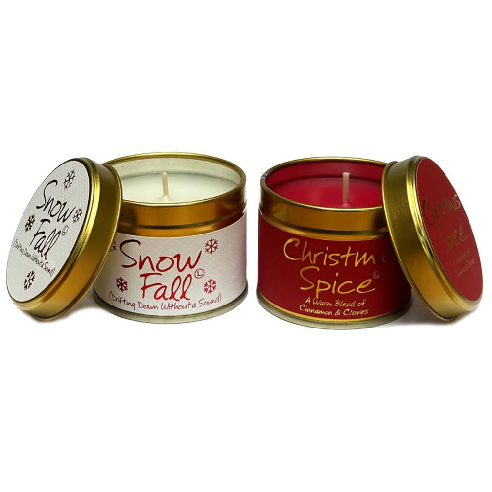 Lily-Flame Christmas 2 Mini Tin Candle Gift Set Extra Image 2